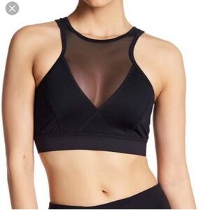 Zella Women’s Black Mesh Sports Bra - Size M